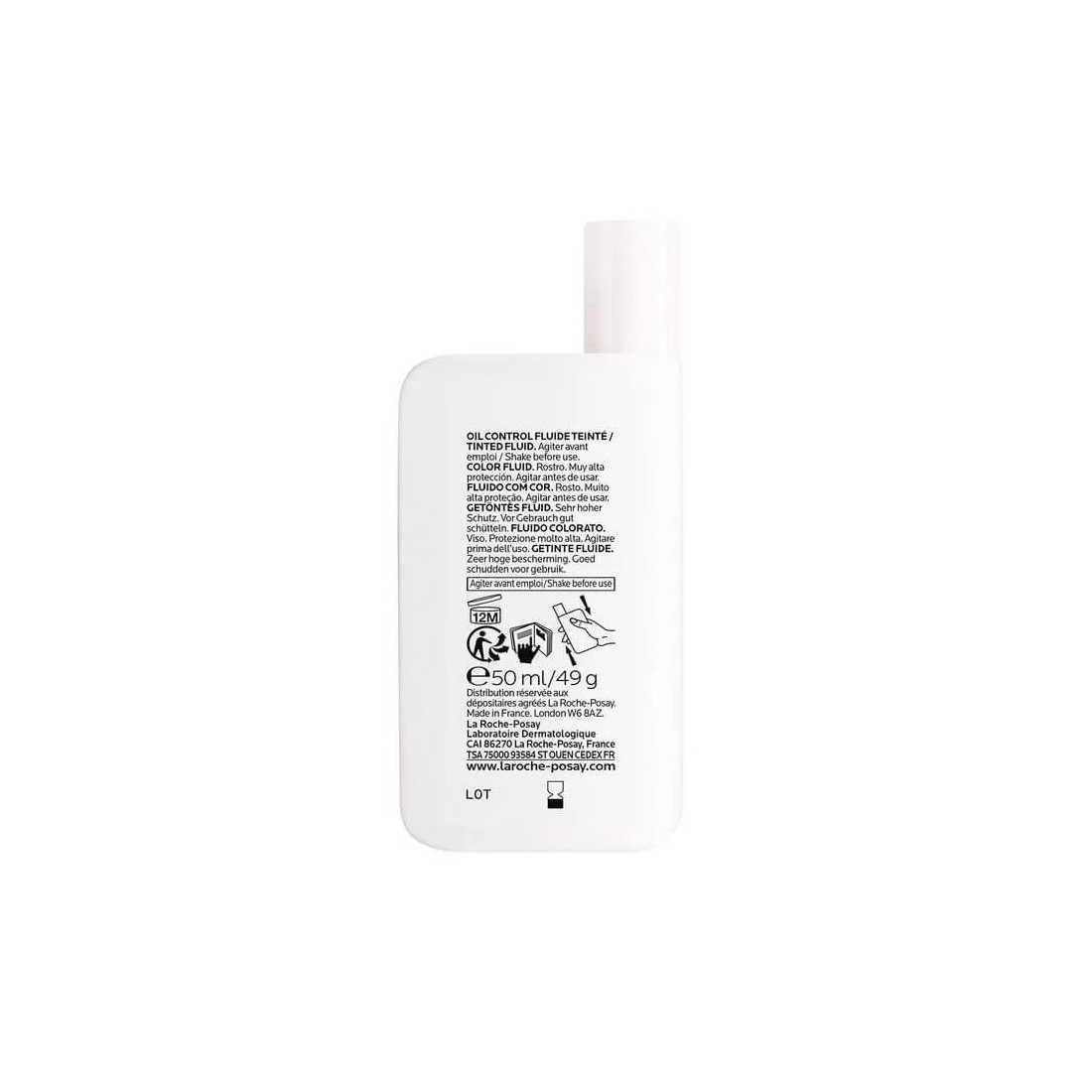 La Roche Posay Anthelios UV Mune Oil Control Fluid Spf50+ 50 ml detalles