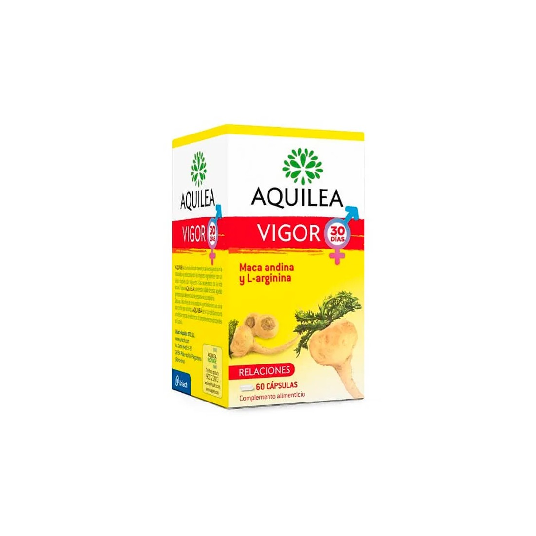 Aquilea Vigor 30 días 60 capsulas envase