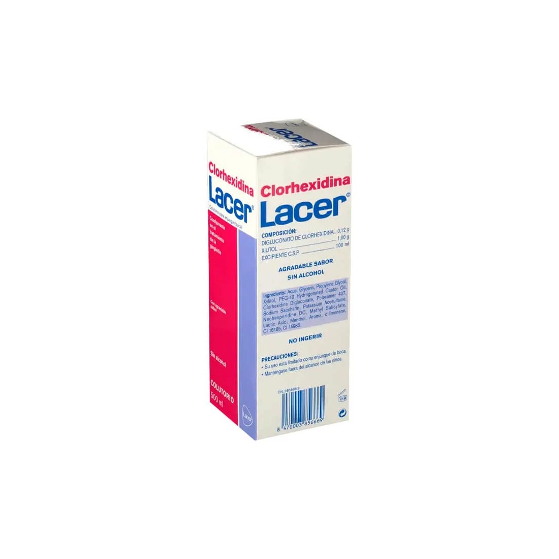 Lacer Clorhexidina 0,12% Colutorio 500 ml detalles