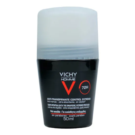 Vichy Desodorante Homme Roll-on Pieles Sensibles 72h 50 ml