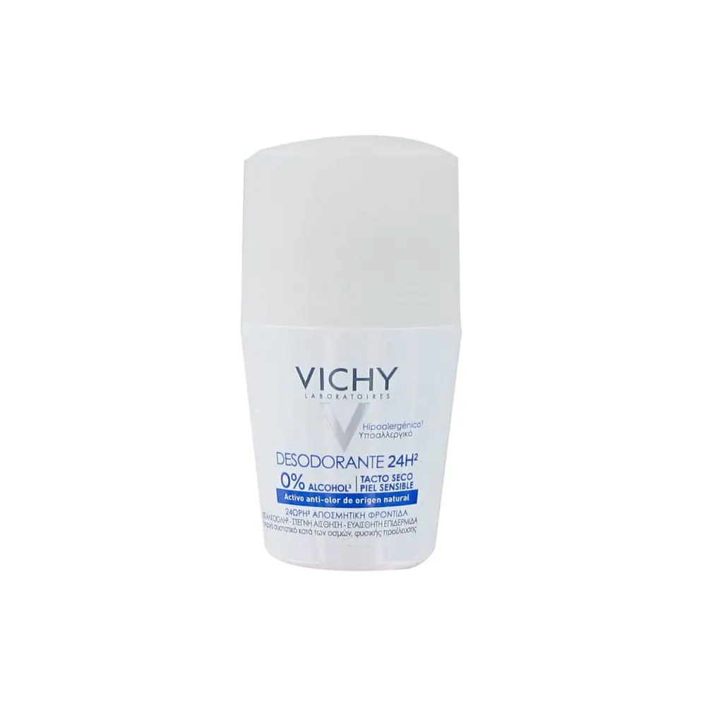Vichy Desodorante 24H sin sales de aluminio Roll-On 50 ml
