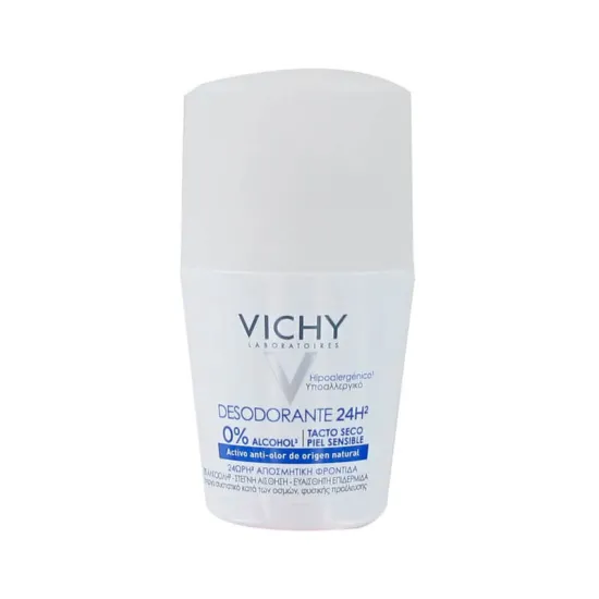 Vichy Desodorante 24H sin sales de aluminio Roll-On 50 ml
