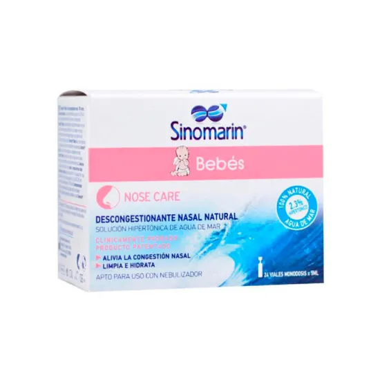 Sinomarin bebe limpieza nasal monodosis 24 X 5 ml