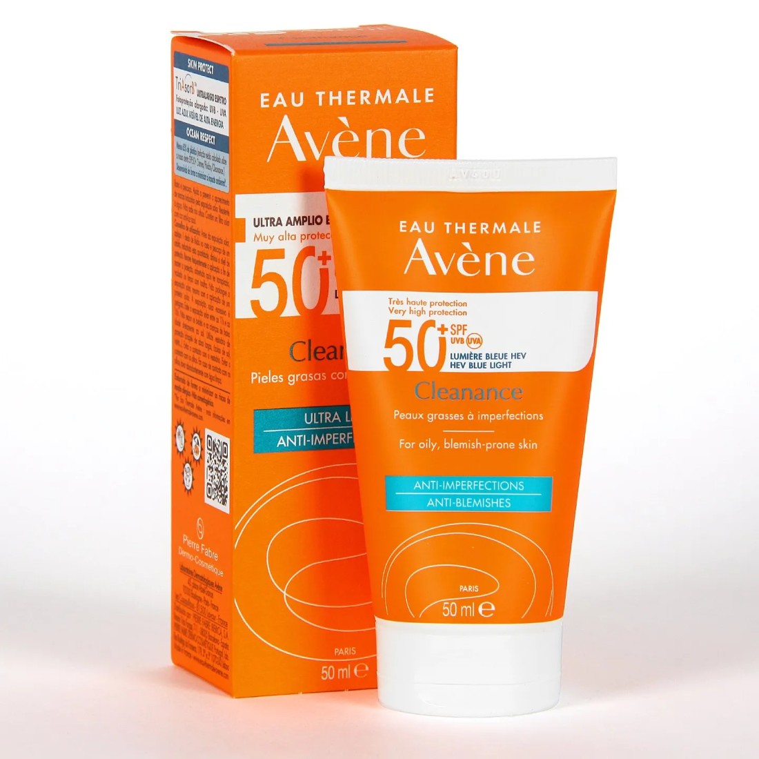 Avene Solar Facial Cleanance SPF50+ 50 Ml