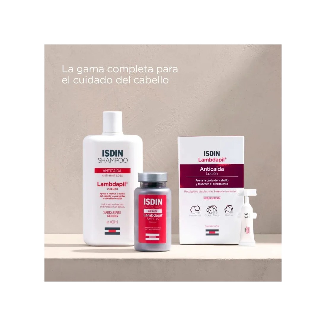 Isdin Duplo Lambdapil Anticaida Locion 2x20 Monodosis gama