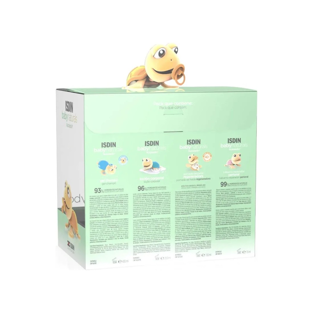 Isdin Canastilla Maxi BabyNaturals Babybox reverso