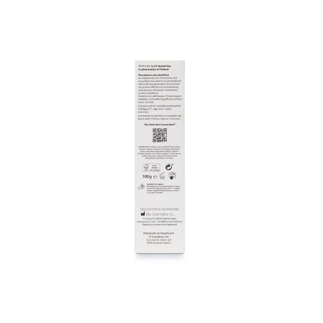 Yotuel Dentífrico Erosion Teeth & Gums 100 Ml reverso