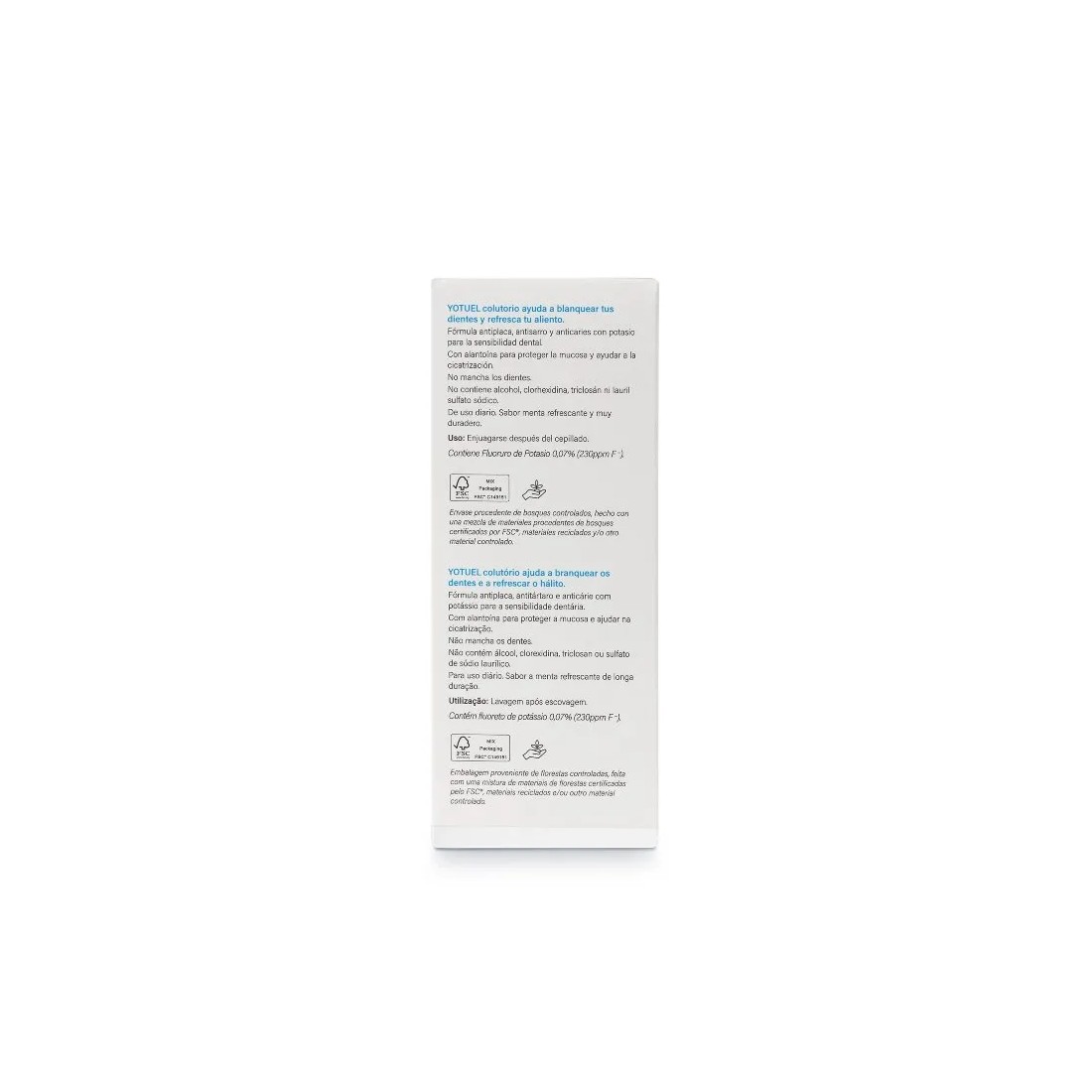 YOTUEL Colutorio 250 Ml reverso