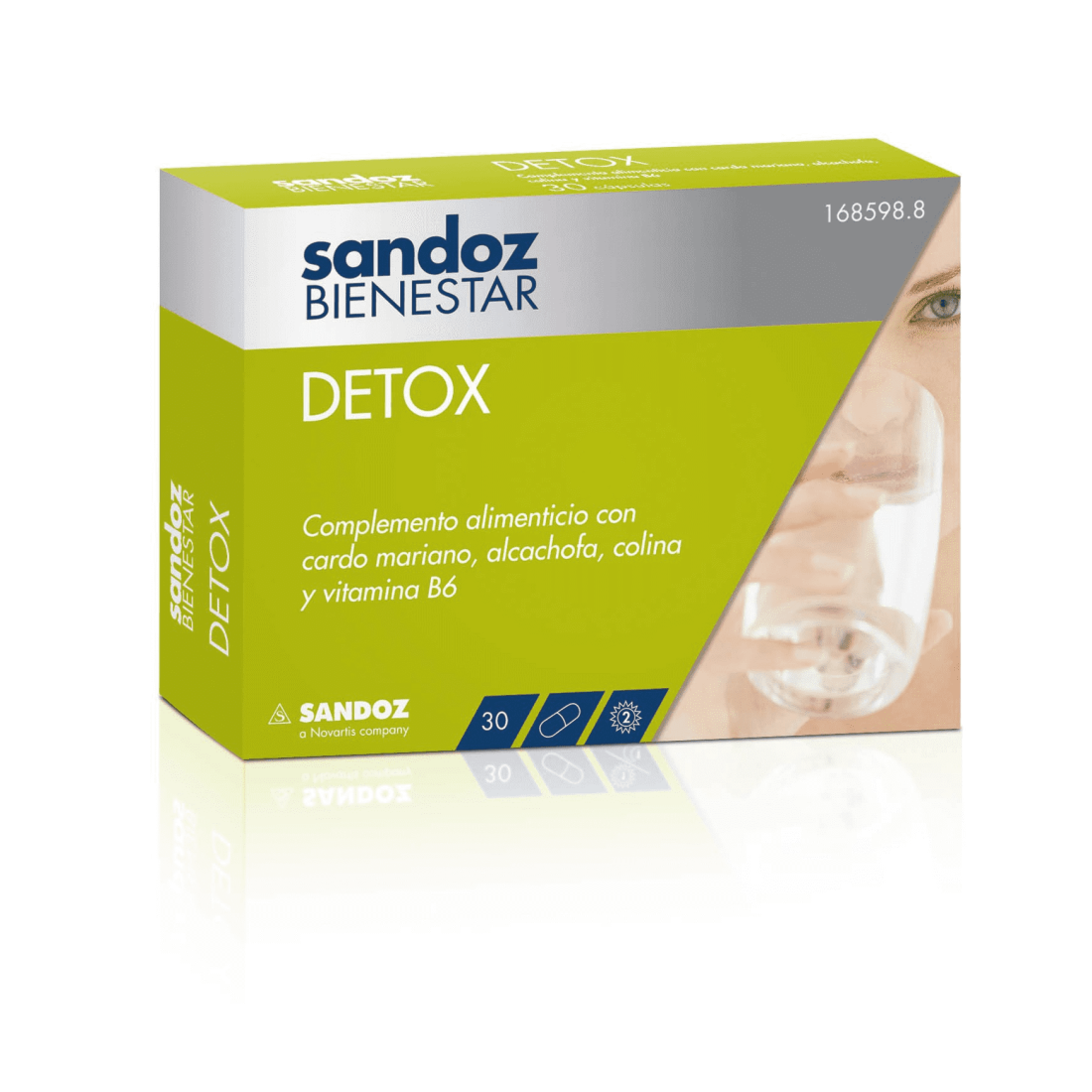 Compra Sandoz Bienestar Detox 30 Capsulas al mejor precio | Más Parafarmacia