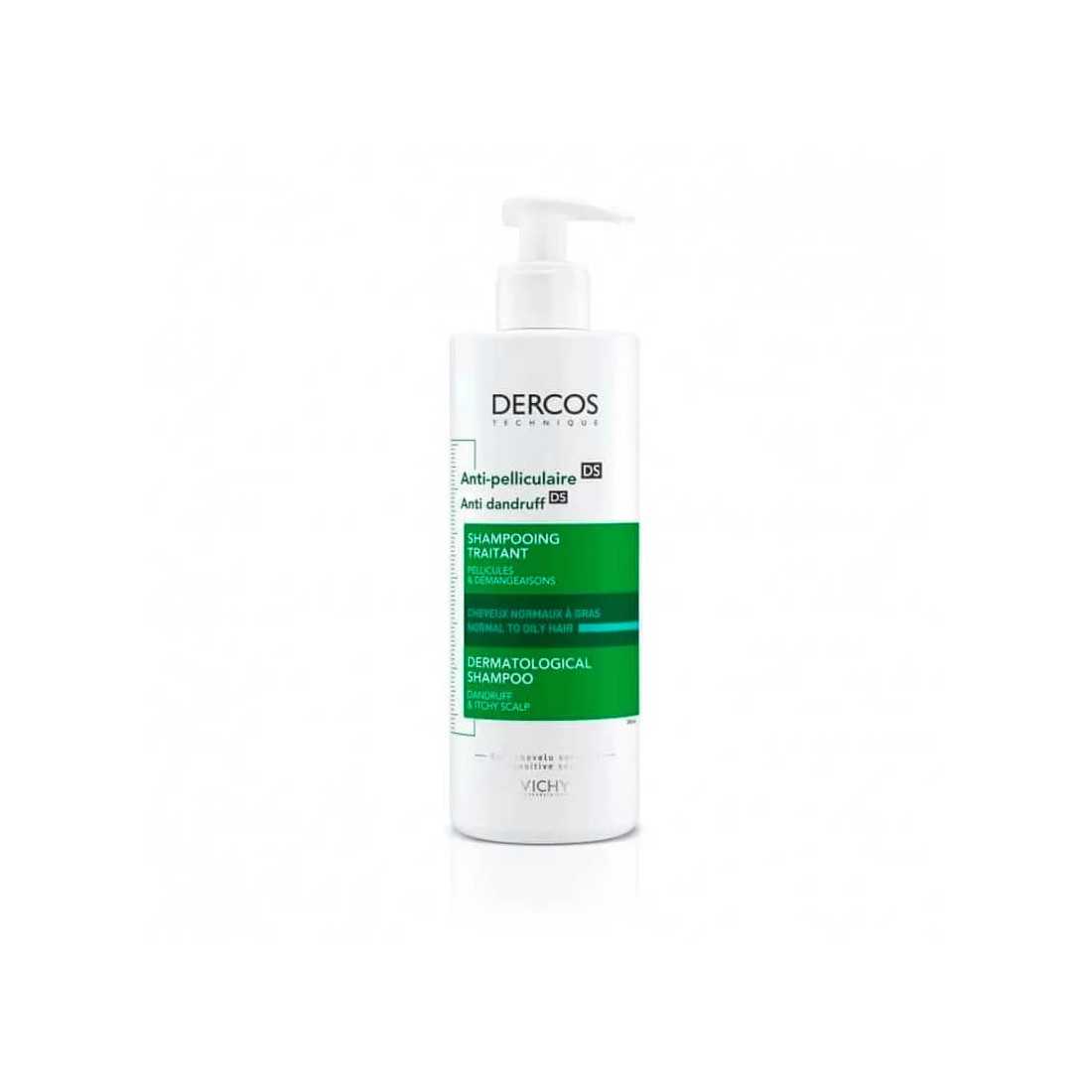 Comprar Vichy Dercos Champú Anticaspa Pelo Normal Graso + Ecorefill Recargable 390 Ml
