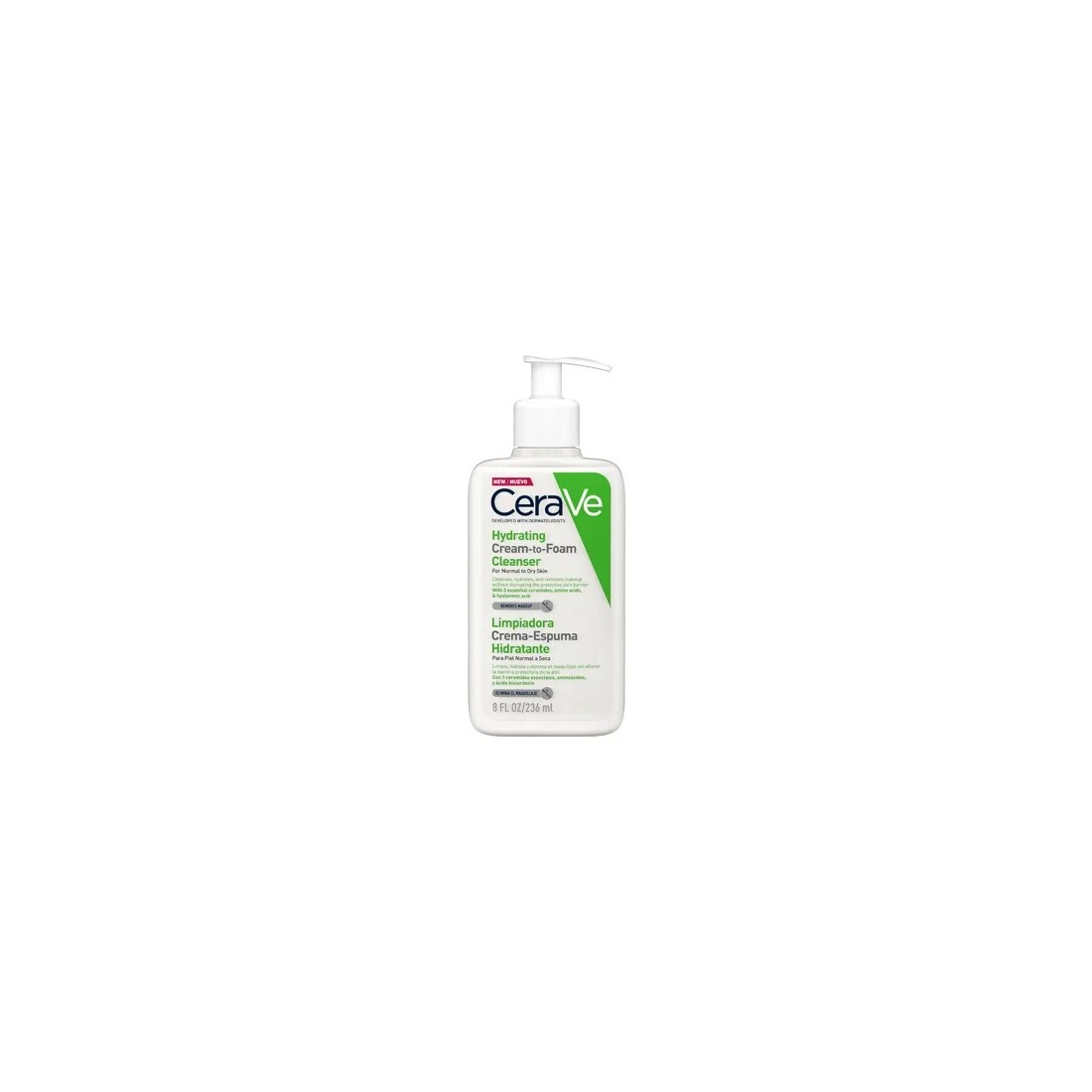 Cerave Limpiadora Crema-Espuma Hidratante 236 ml