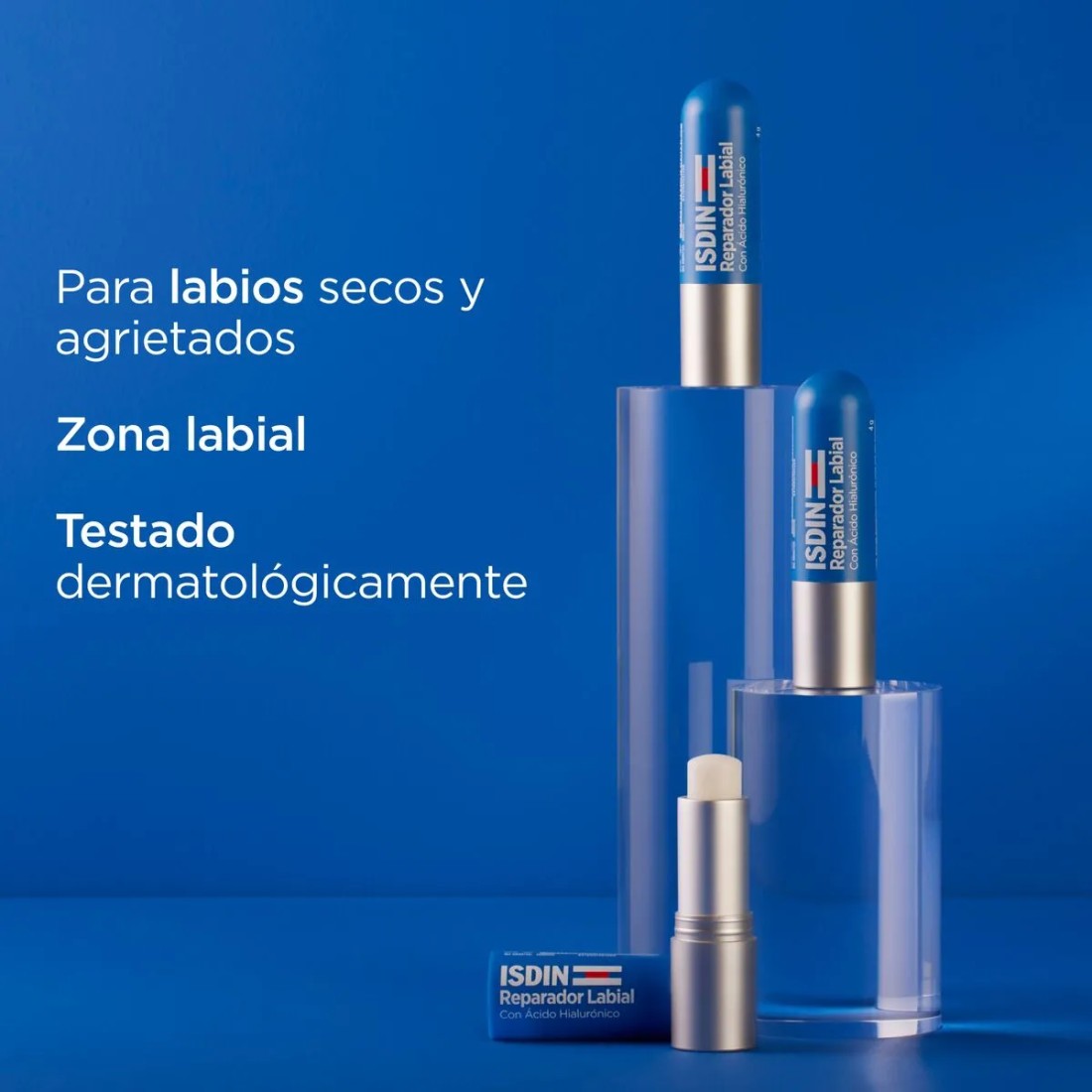 Isdin Reparador Labial Con Ácido Hialurónico 4 gr indicaciones