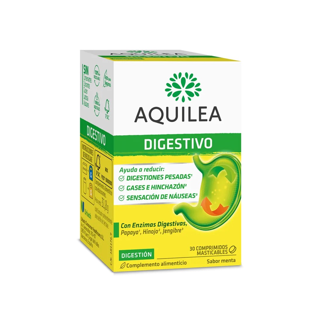 Aquilea Digestivo 30 Comprimidos Masticables