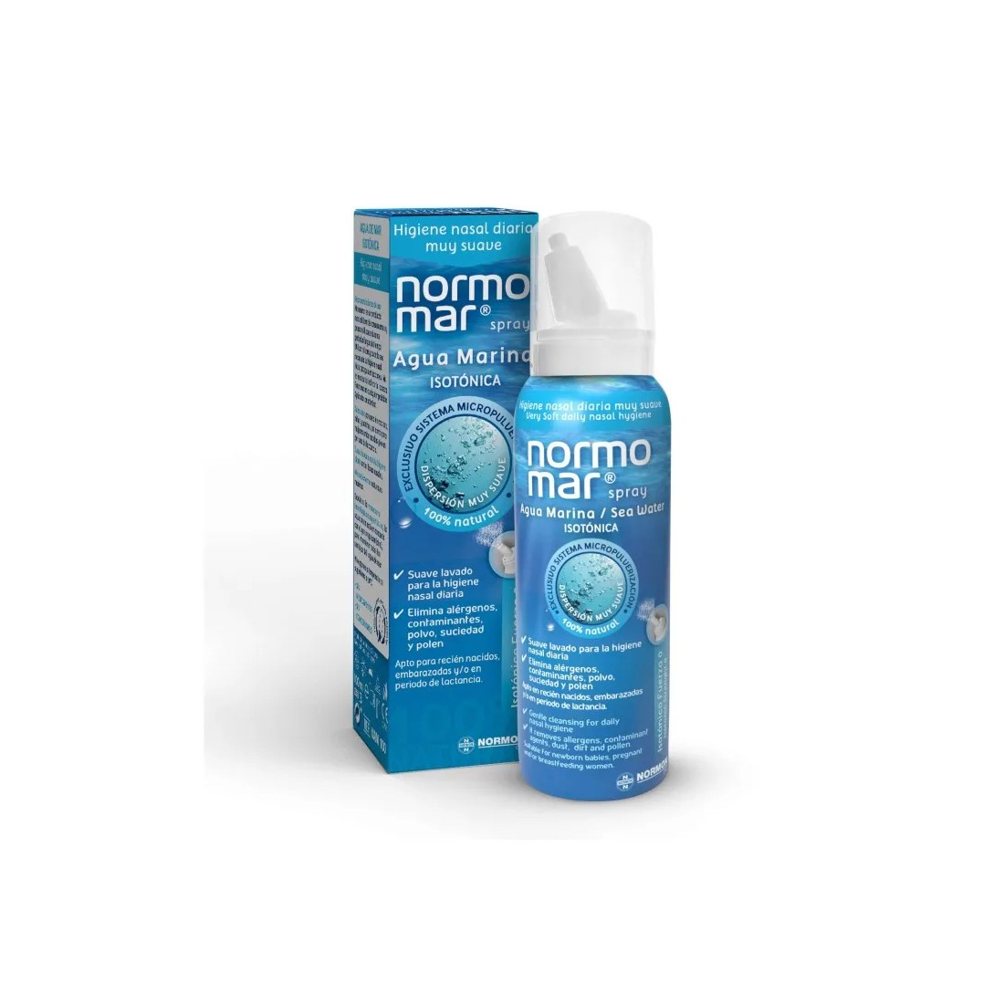Compra Normomar Spray Agua Marina Isotónica Fuerza 0 Micropulverización 100 Ml al mejor precio | Más Parafarmacia