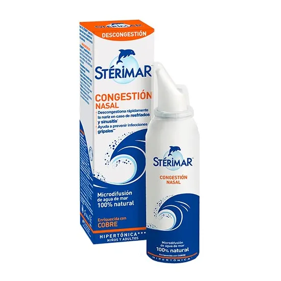 Sterimar Agua de Mar Spray Descongestión Nasal 100 ml