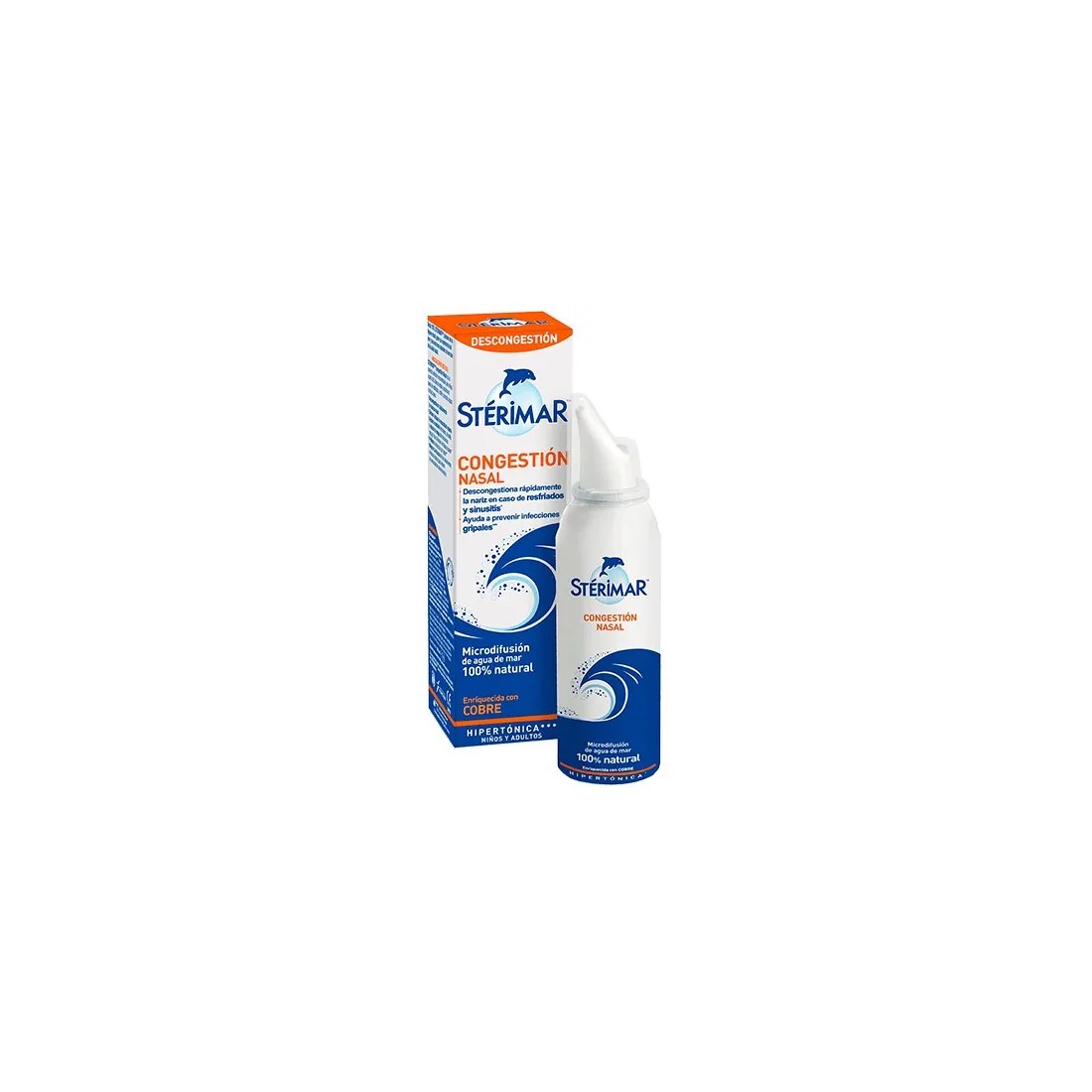 Sterimar Agua de Mar Spray Descongestión Nasal 100 ml