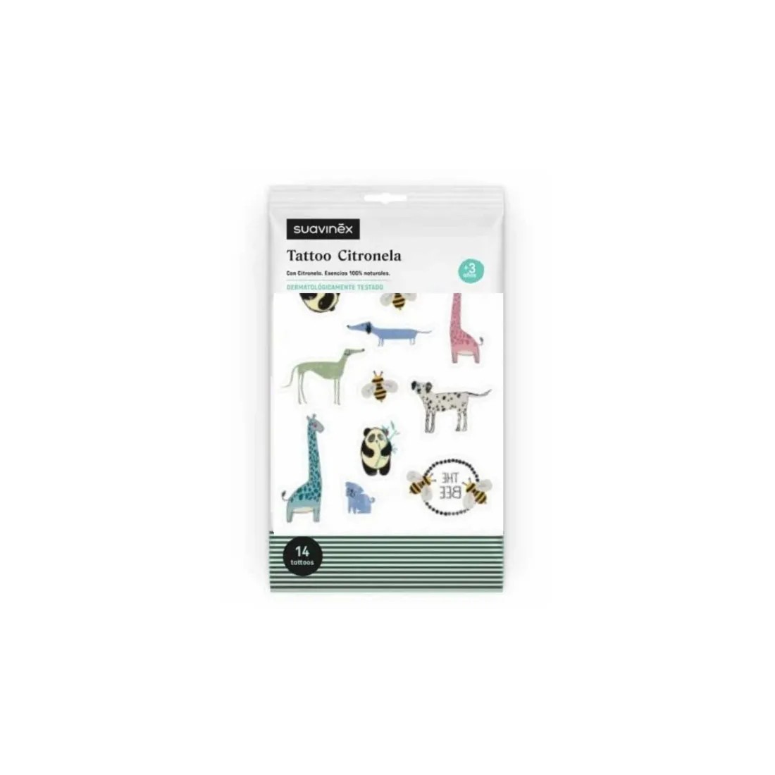 Comprar Suavinex Tatuajes Citronela Animados 14 Tattos| MasParafarmacia