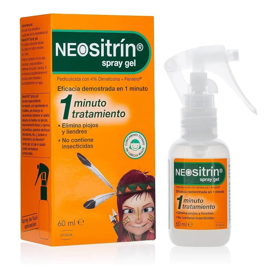 Neositrin Spray Gel Antipiojos 60 Ml