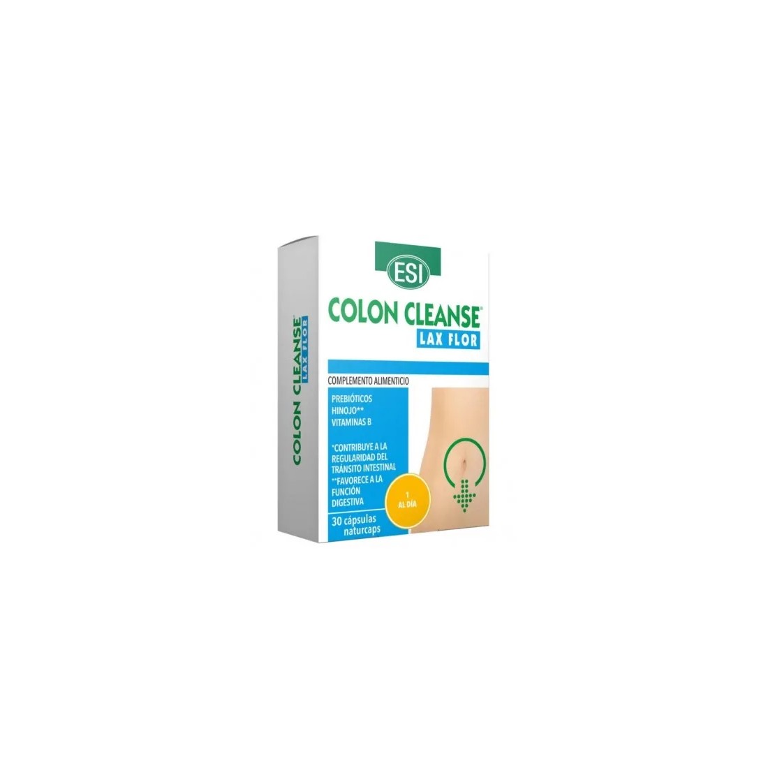 Esi Colon Cleanse Lax Flor Aloe Vera 30 Capsulas