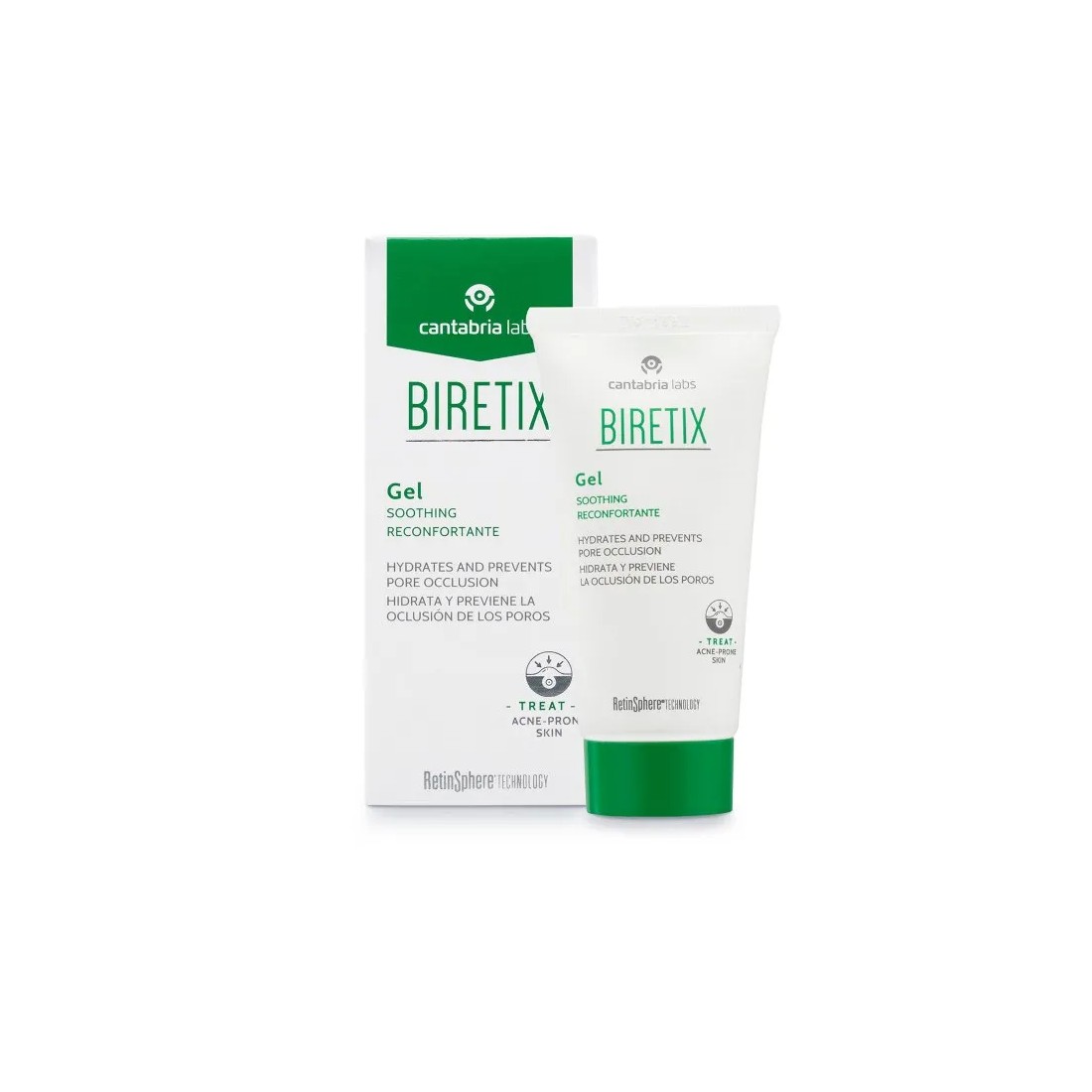 Biretix Gel 50 ml caja y bote