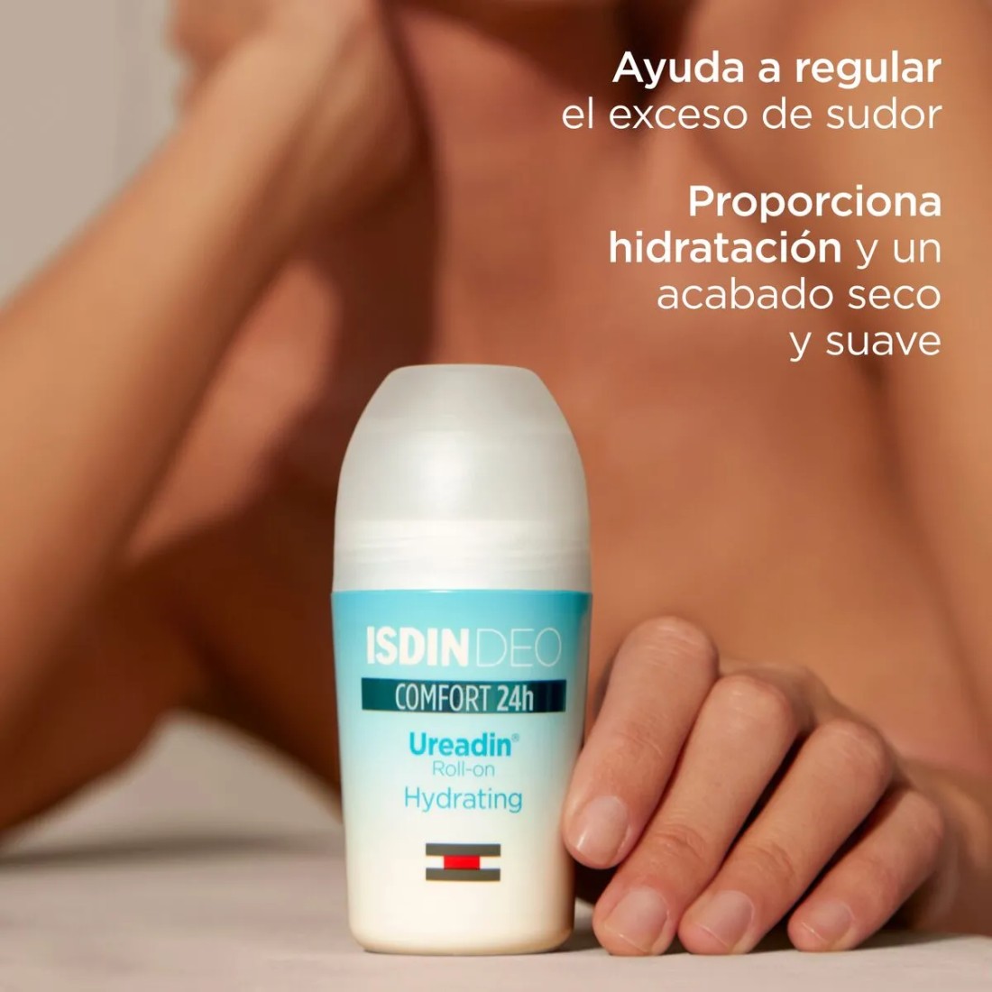 Isdin DEO Ureadin Roll-On Desodorante Comfort 24H 50Ml beneficios