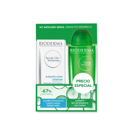 Bioderma Pack Champú Node DS 125 Ml + Node Fluido 400 Ml