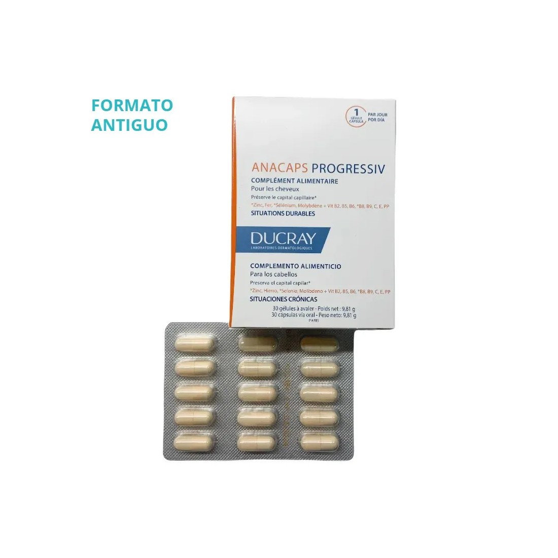 Compra Ducray Anacaps Expert 30 Capsulas al mejor precio | Más Parafarmacia