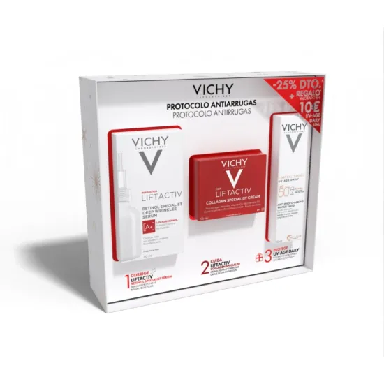 Vichy Cofre Pack Regalo Protocolo Antiarrugas Liftactiv