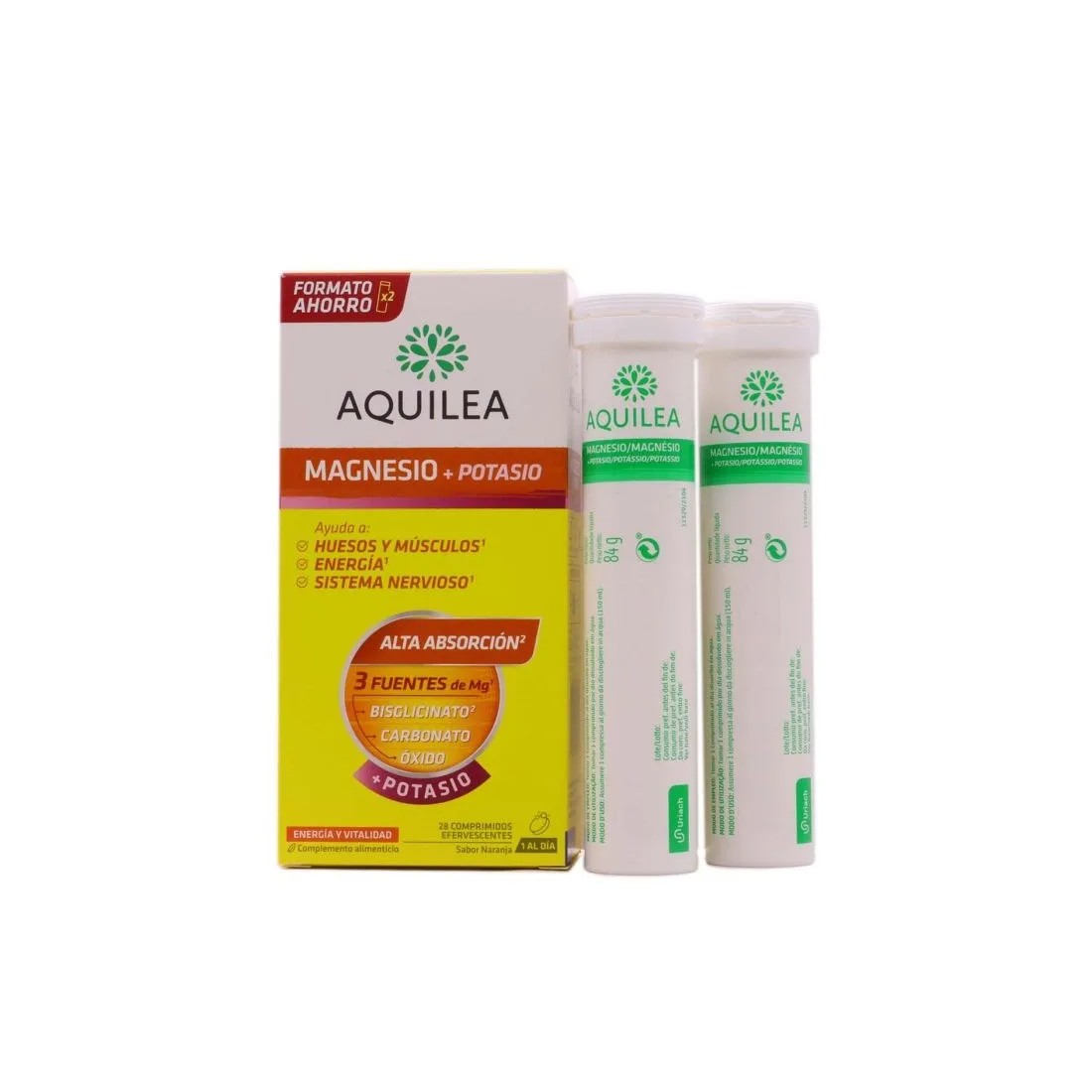 Aquilea Magnesio + Potasio Duplo 28 Comprimidos
