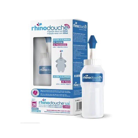 Sinusal Xl Sales Rhinodouche Junior Pack irrigador nasal 26 Sobres + Botella