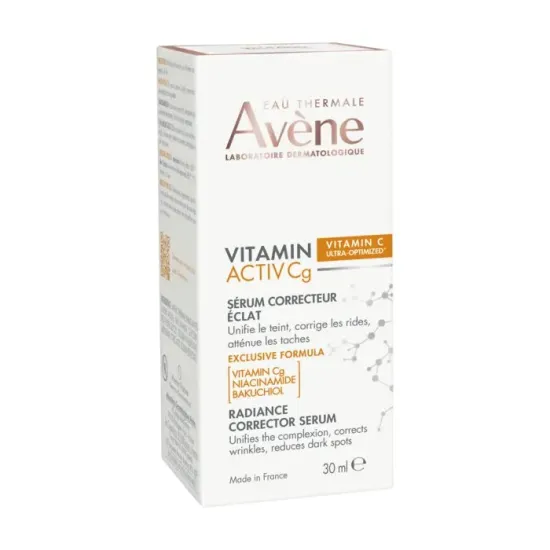 Avene Vitamin Activ Cg Sérum Luminosidad Corrector 30 Ml caja
