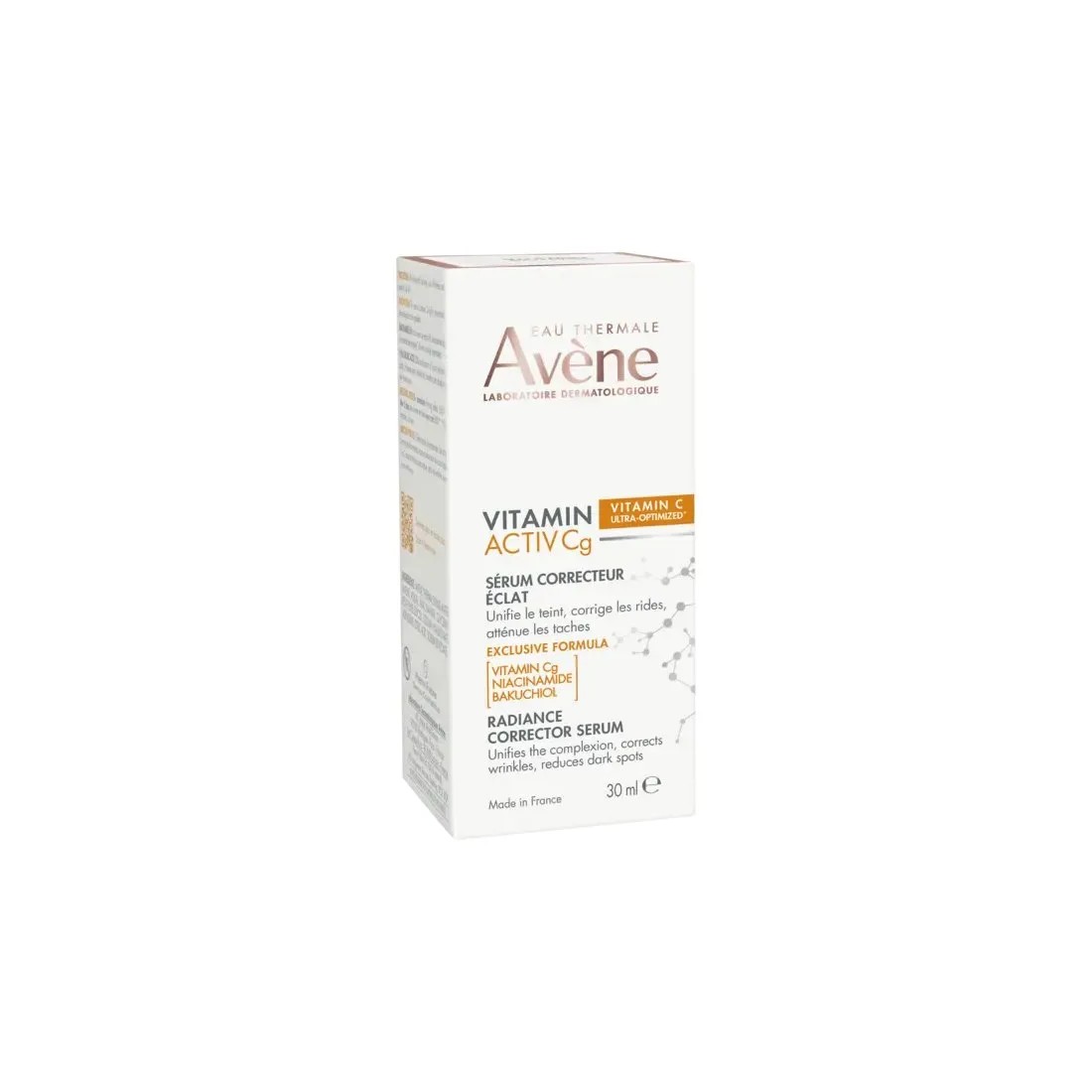Avene Vitamin Activ Cg Sérum Luminosidad Corrector 30 Ml caja