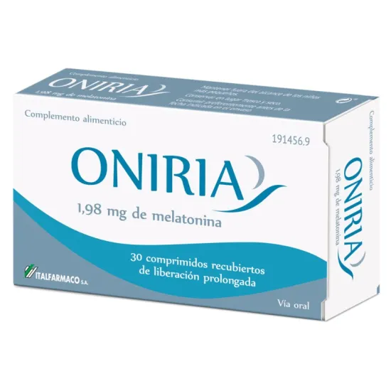Oniria 1,98mg Melatonina 30 Cápsulas