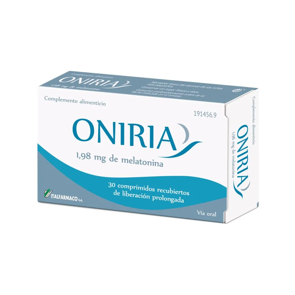 Oniria 1,98mg Melatonina 30 Cápsulas