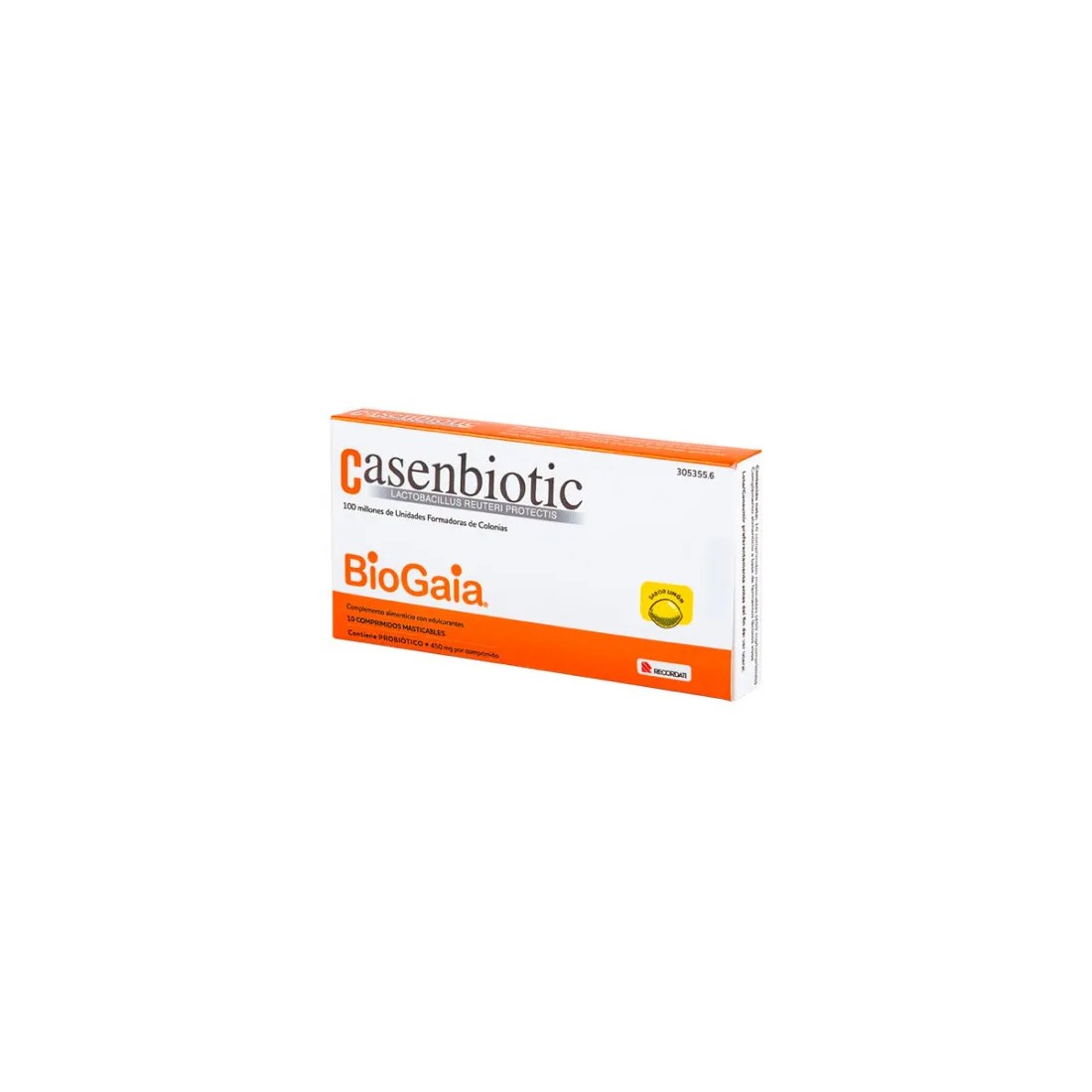Casenbiotic Limón 10 Comprimidos Masticables