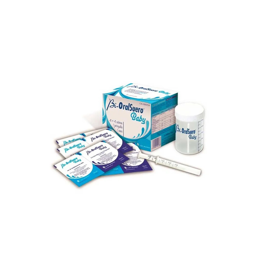 Compra BI-ORALSUERO Baby 4+4 Sobres al mejor precio | Más Parafa