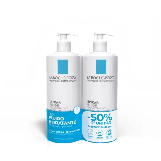 La Roche-Posay DUPLO Lipikar Fluido Hidratante Calmante Protector 750+750 Ml