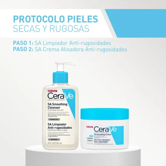 Cerave SA Limpiador Anti-rugosidades 236 Ml protocolo