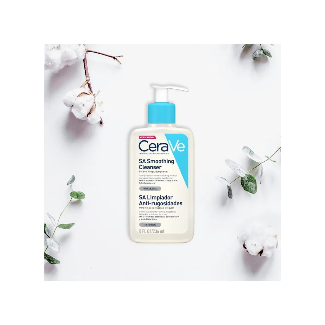 Cerave SA Limpiador Anti-rugosidades 236 Ml corportativa