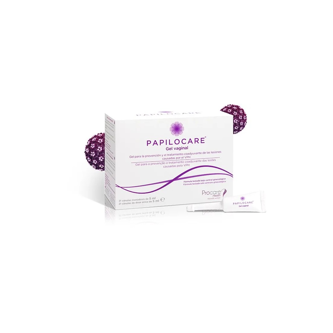 PAPILOCARE Gel Vaginal 21 Cánulas Monodosis