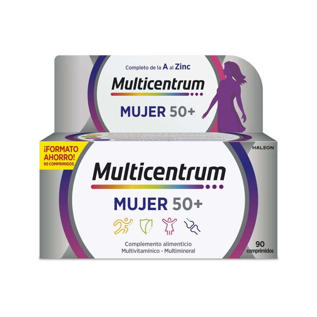 Multicentrum Mujer 50+ 90 Comprimidos