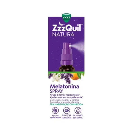 Vicks ZzzQuil Natura Melatonina Spray 30 Ml