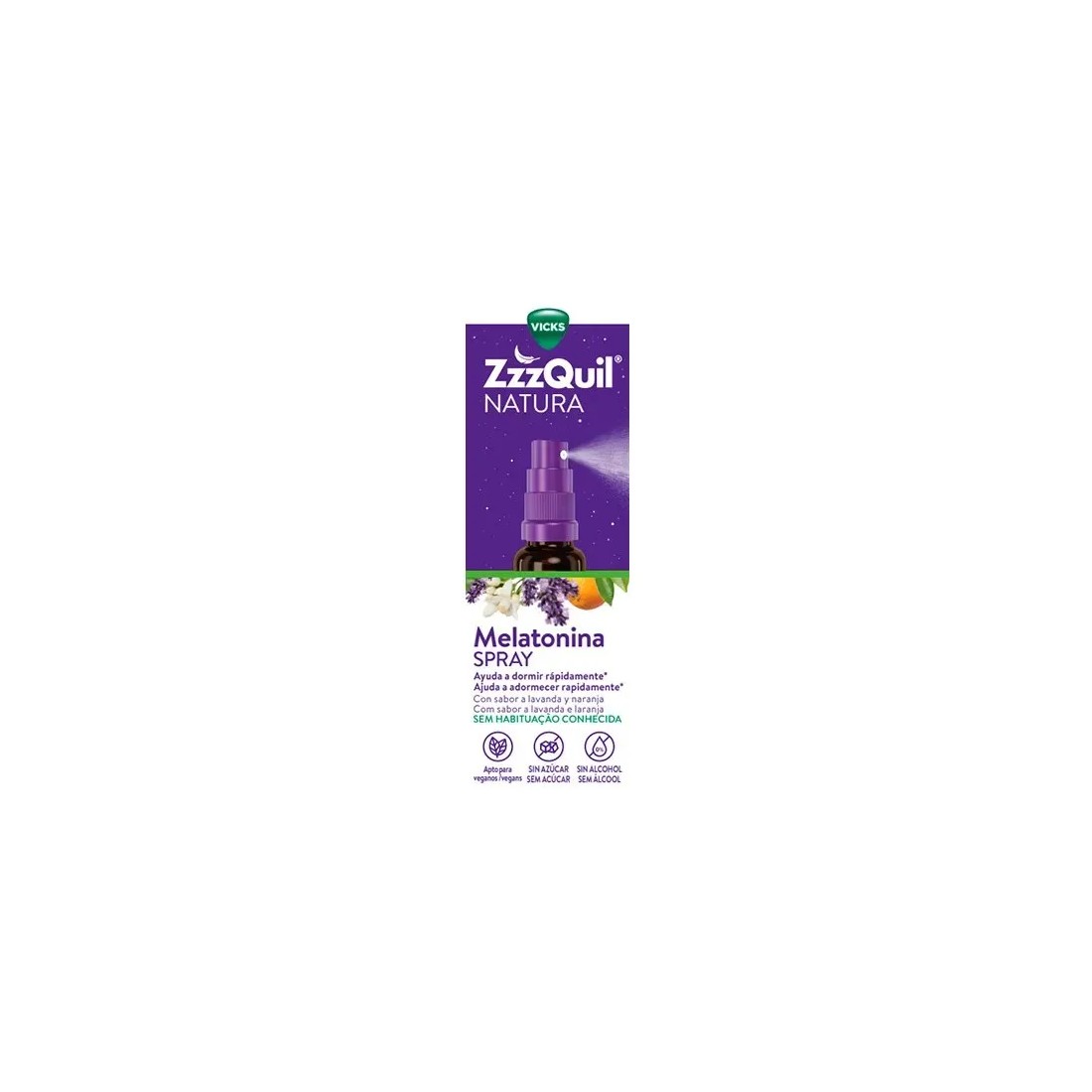 Vicks ZzzQuil Natura Melatonina Spray 30 Ml