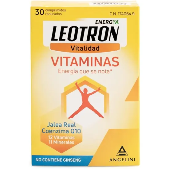 Leotron Vitaminas 30 Cápsulas caja