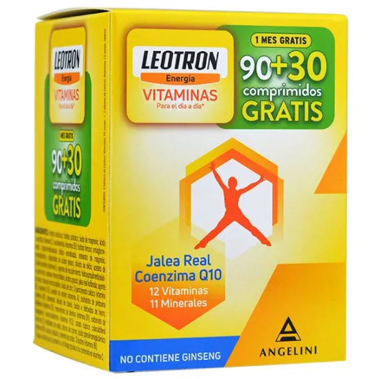 Leotron Vitaminas 90 Cápsulas + 30 Gratis
