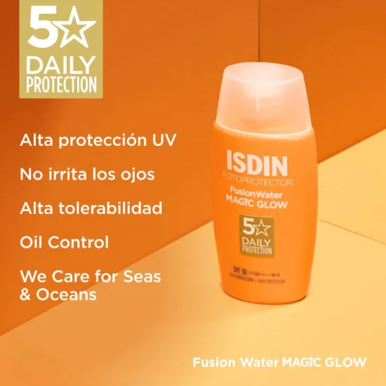 Isdin Fusion Water Magic Glow SPF30 50 Ml beneficios