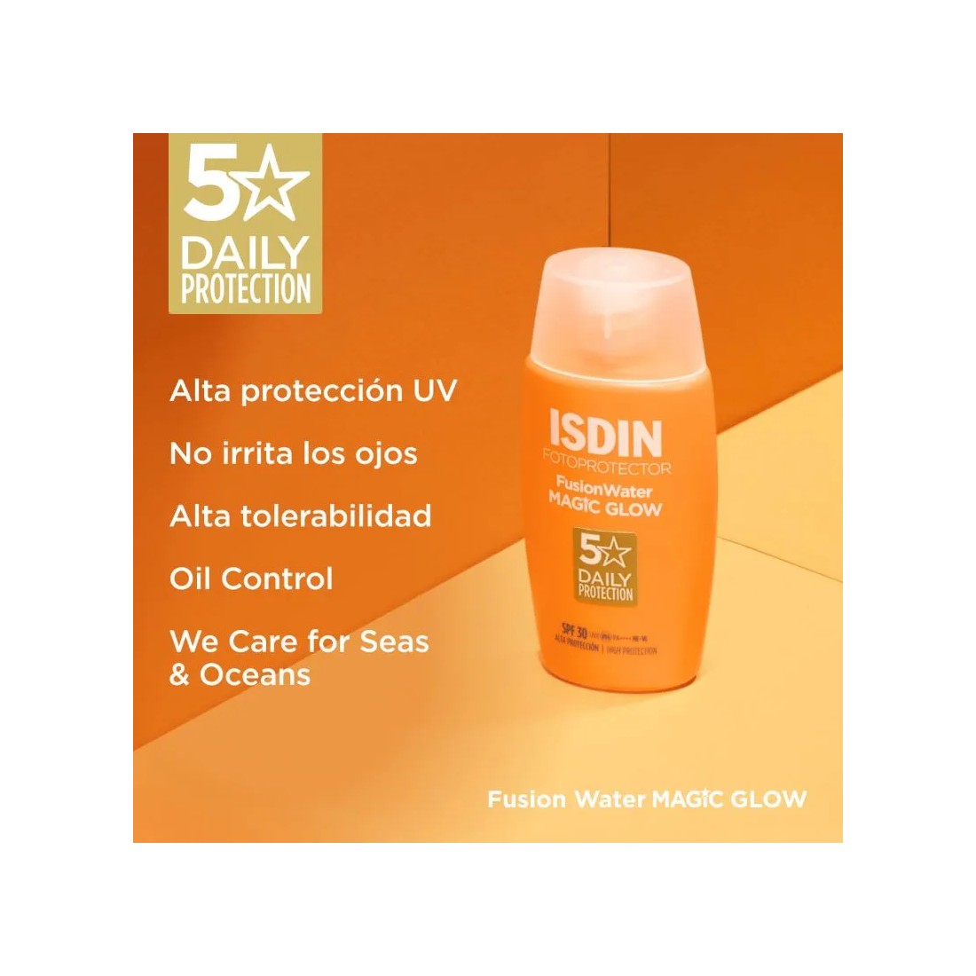 Isdin Fusion Water Magic Glow SPF30 50 Ml beneficios
