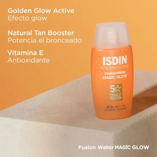 Isdin Fusion Water Magic Glow SPF30 50 Ml composición