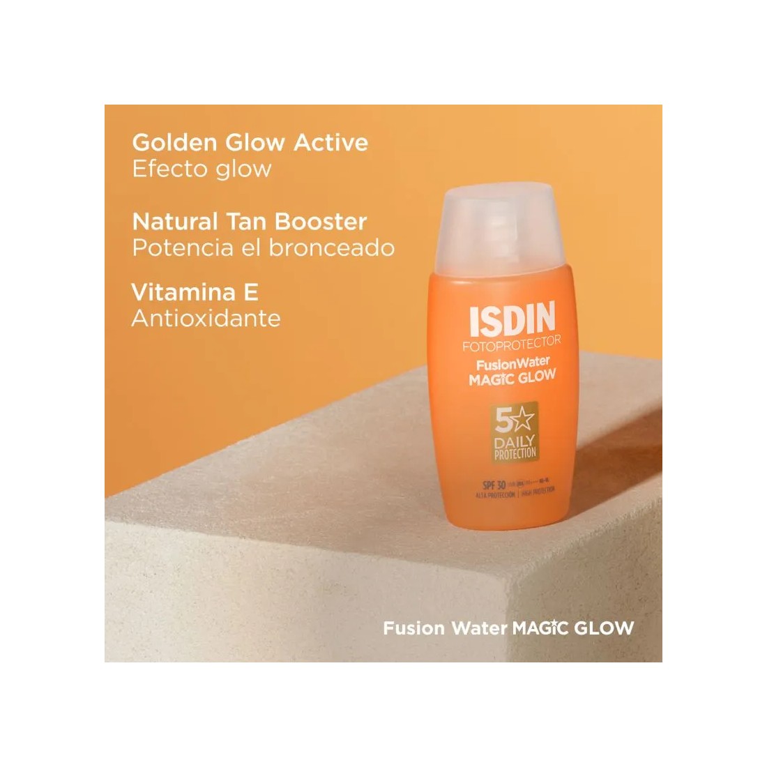 Isdin Fusion Water Magic Glow SPF30 50 Ml composición