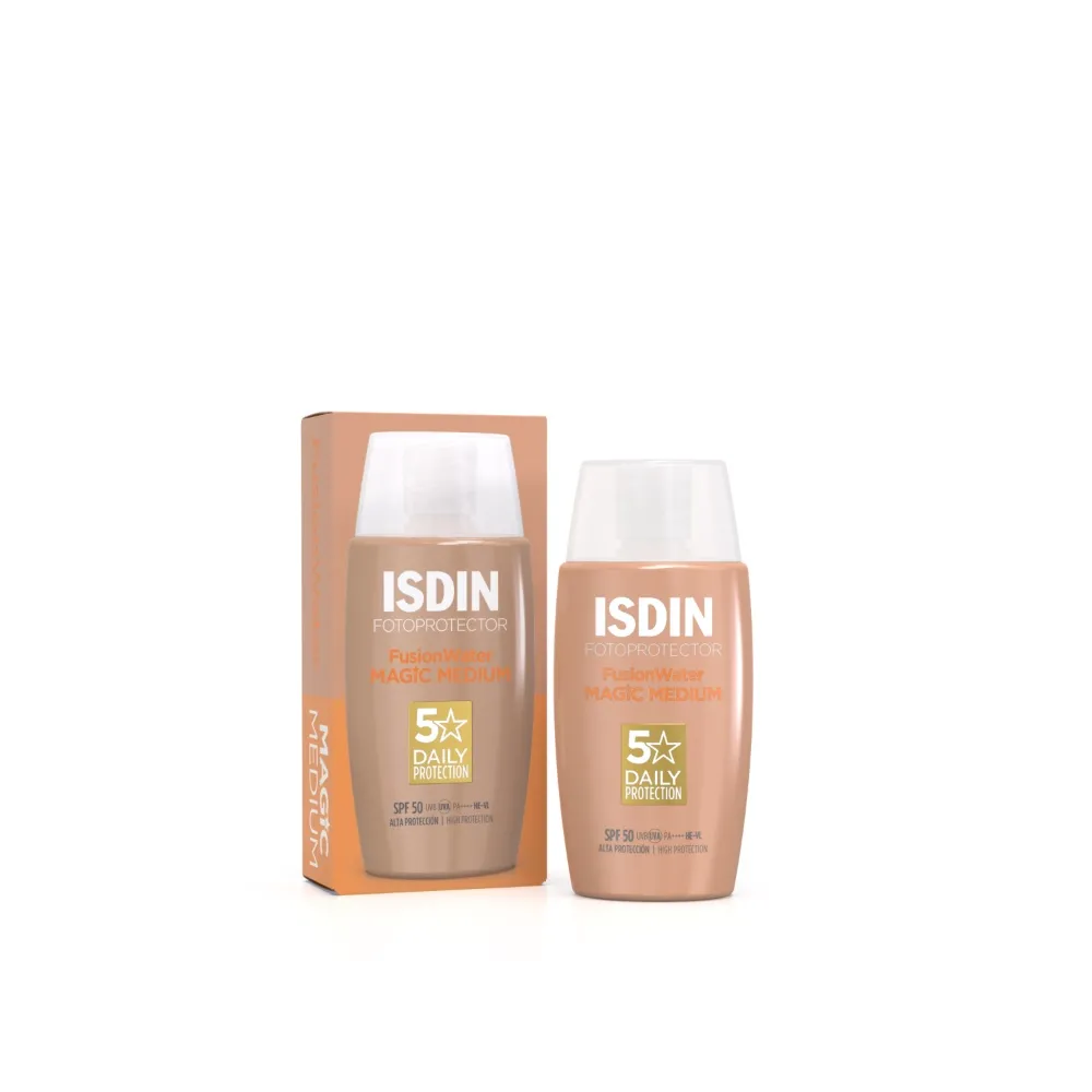 Isdin Fusion Water Magic Color Medium SPF50+ 50 Ml